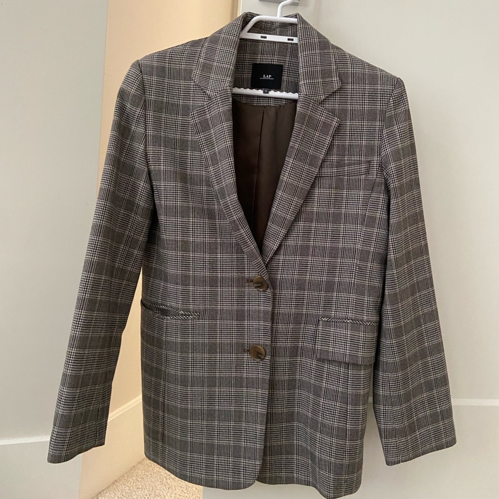 LAP Women’s Size S Plaid Blazer